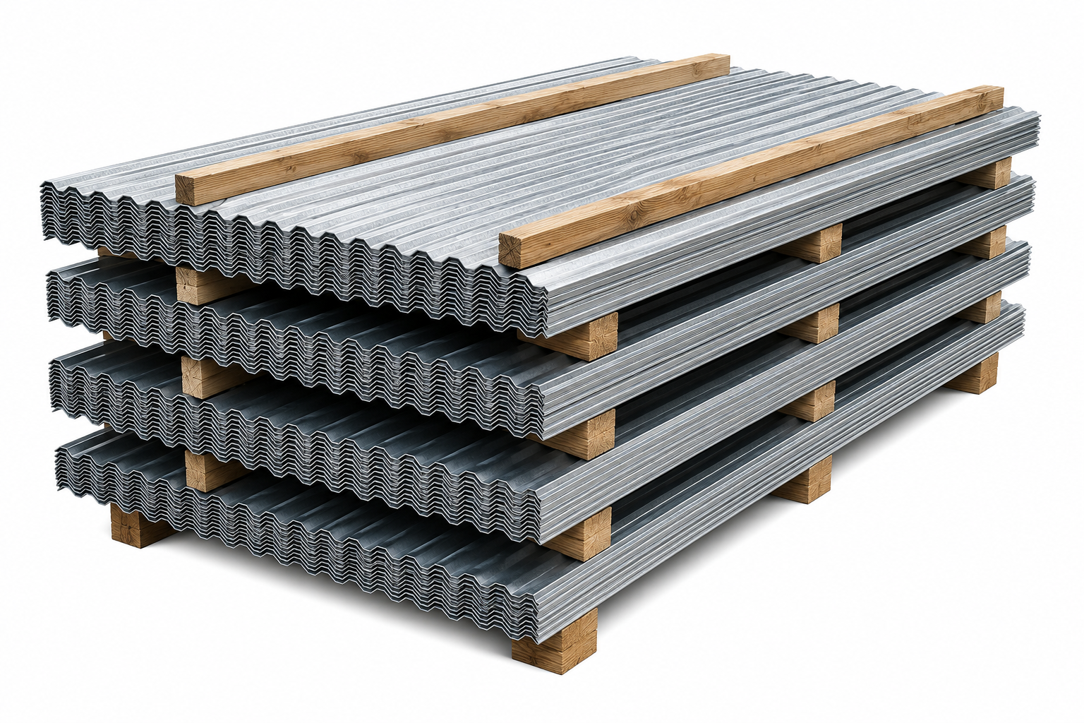 Storing Iron Sheets on Site: Stop White Rust