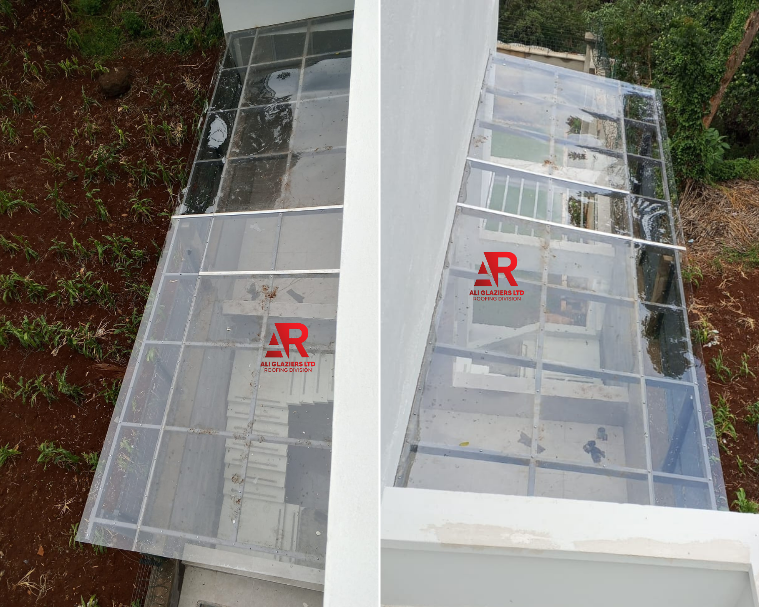 Clear Solid Polycarbonate Roof