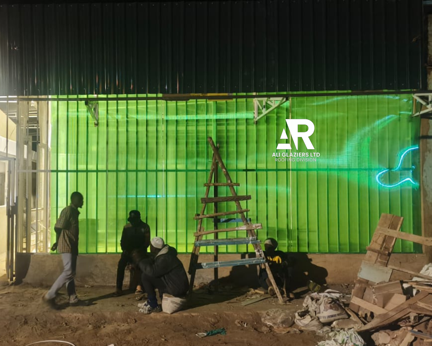 Lemon Green Polycarbonate Sheets