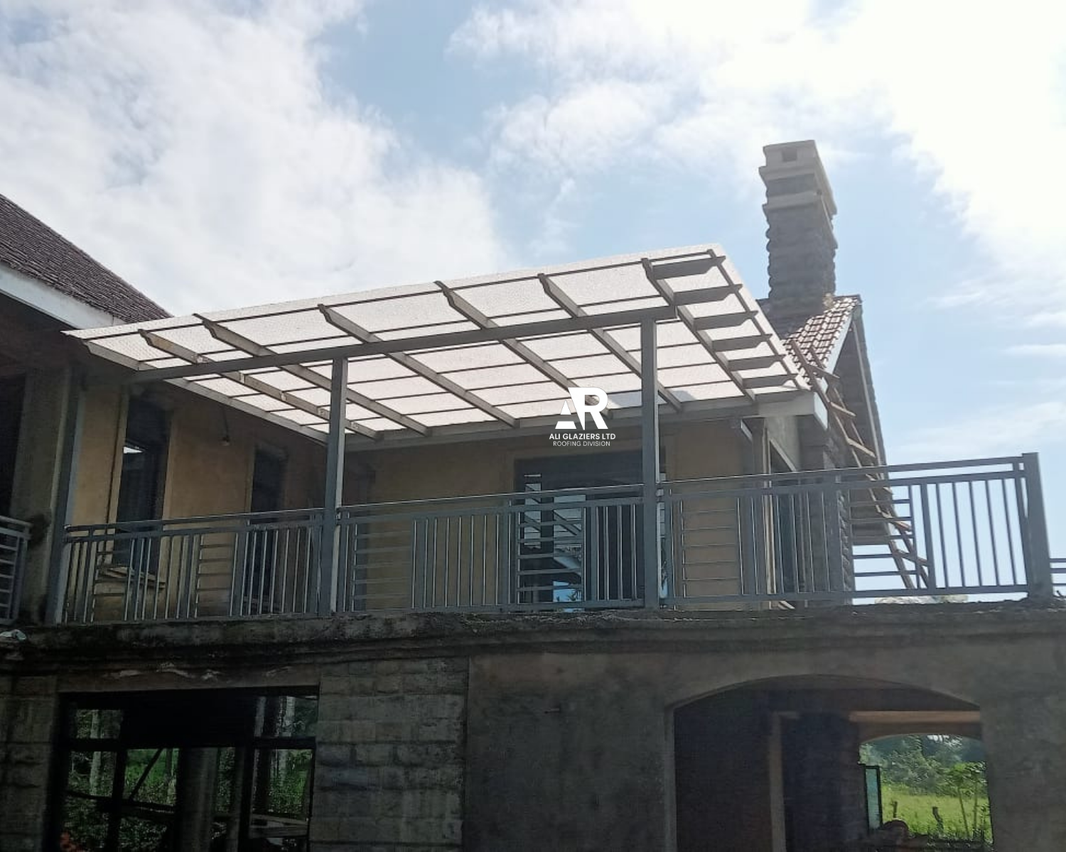Embossed Sheet Residential Pergola